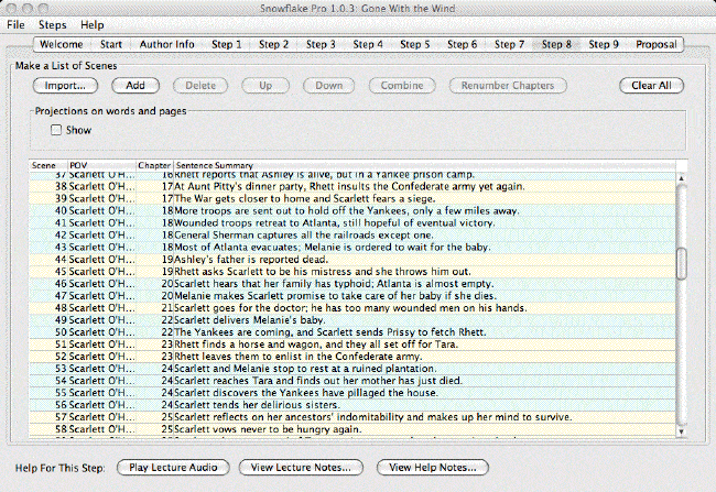 Snowflake Pro 3 - Scene Sequence